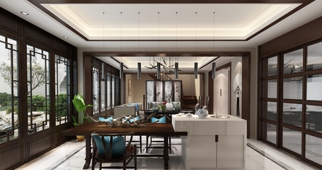 融創(chuàng)桃花源720平別墅裝修設(shè)計案例